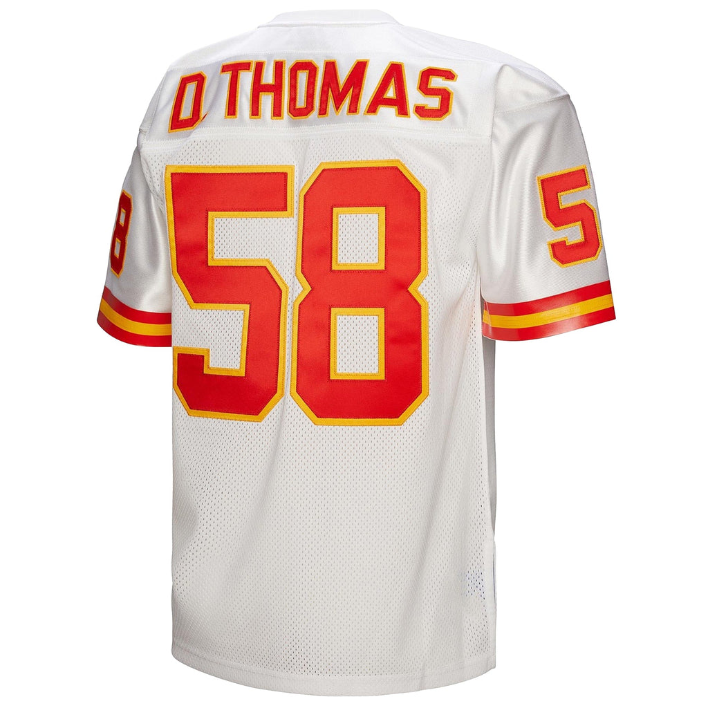 Kansas City Chiefs 1994 Derrick Thomas White Authentic Throwback Retired Player Jersey