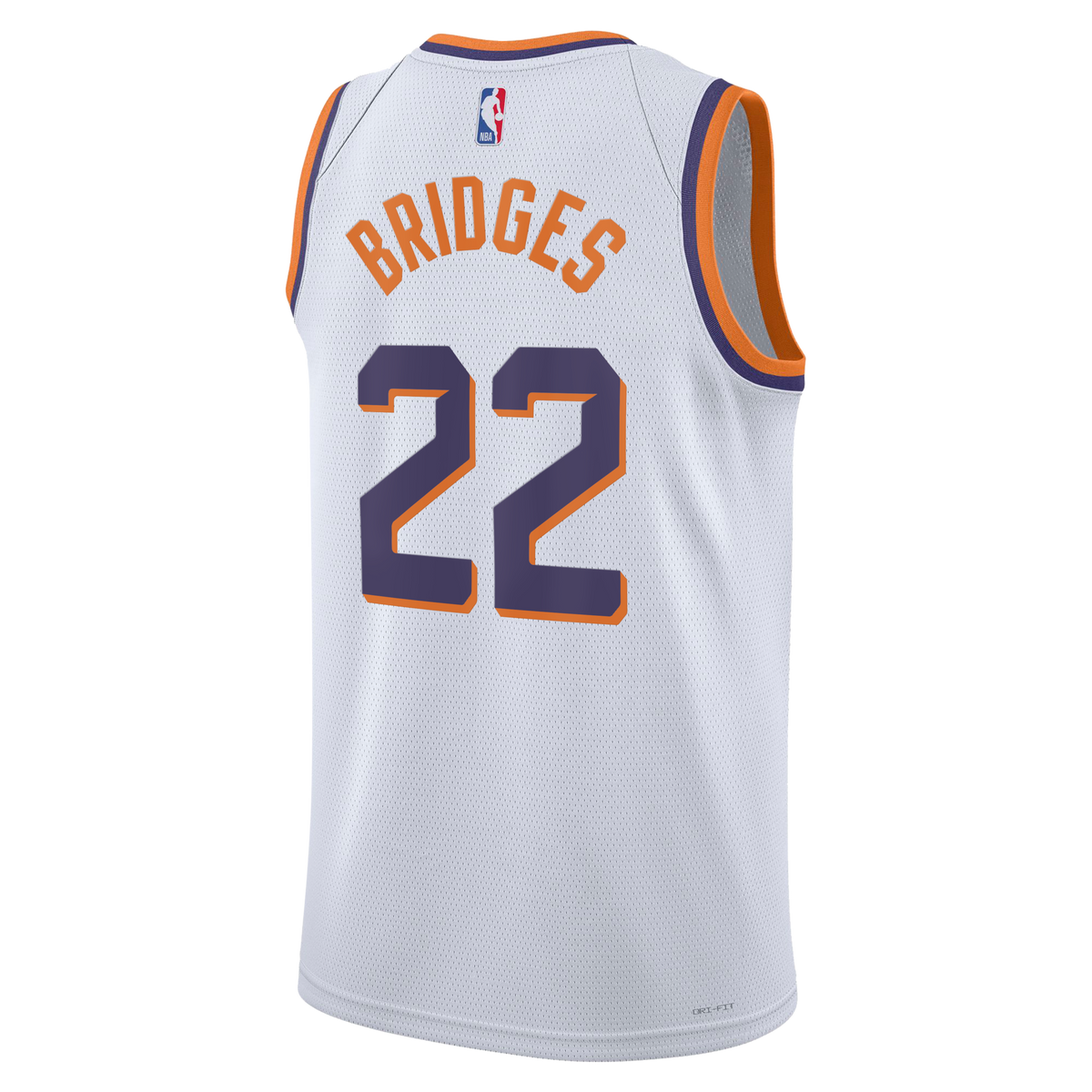 Phoenix Suns Association Edition Swingman Jersey - White - Miles Bridges