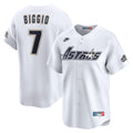 Houston Astros Craig Biggio White Throwback Cooperstown Collection Limited Jersey