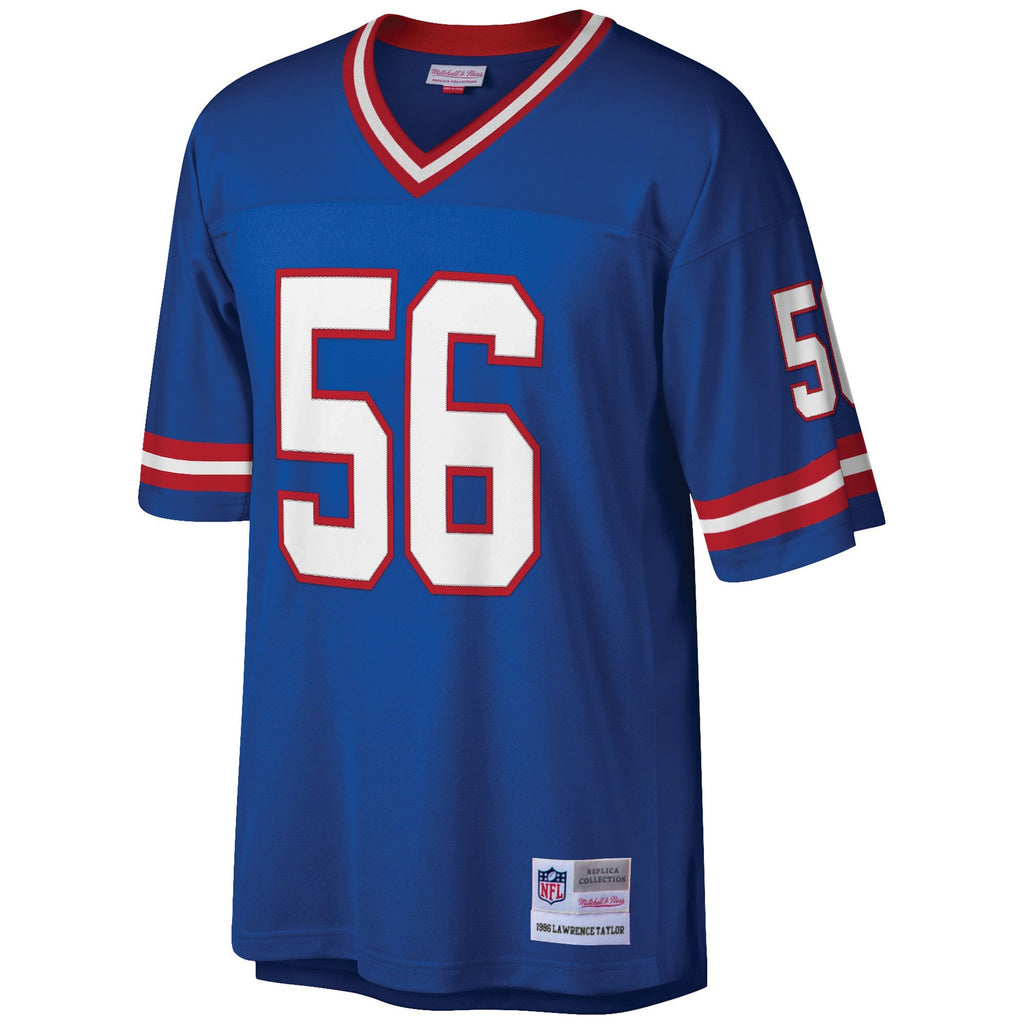 New York Giants Lawrence Taylor Royal Big & Tall 1986 Retired Player Replica Jersey