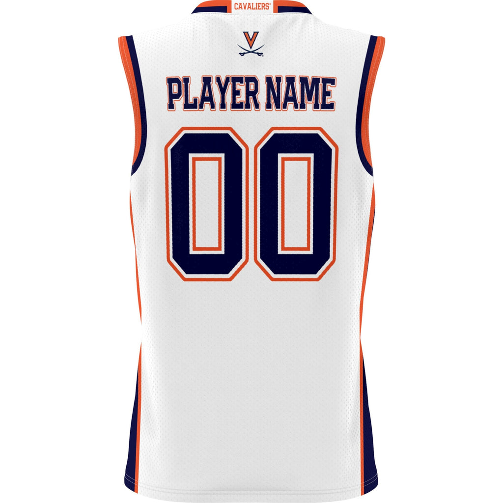 Virginia Cavaliers NIL Pick-A-Player Basketball Jersey - White