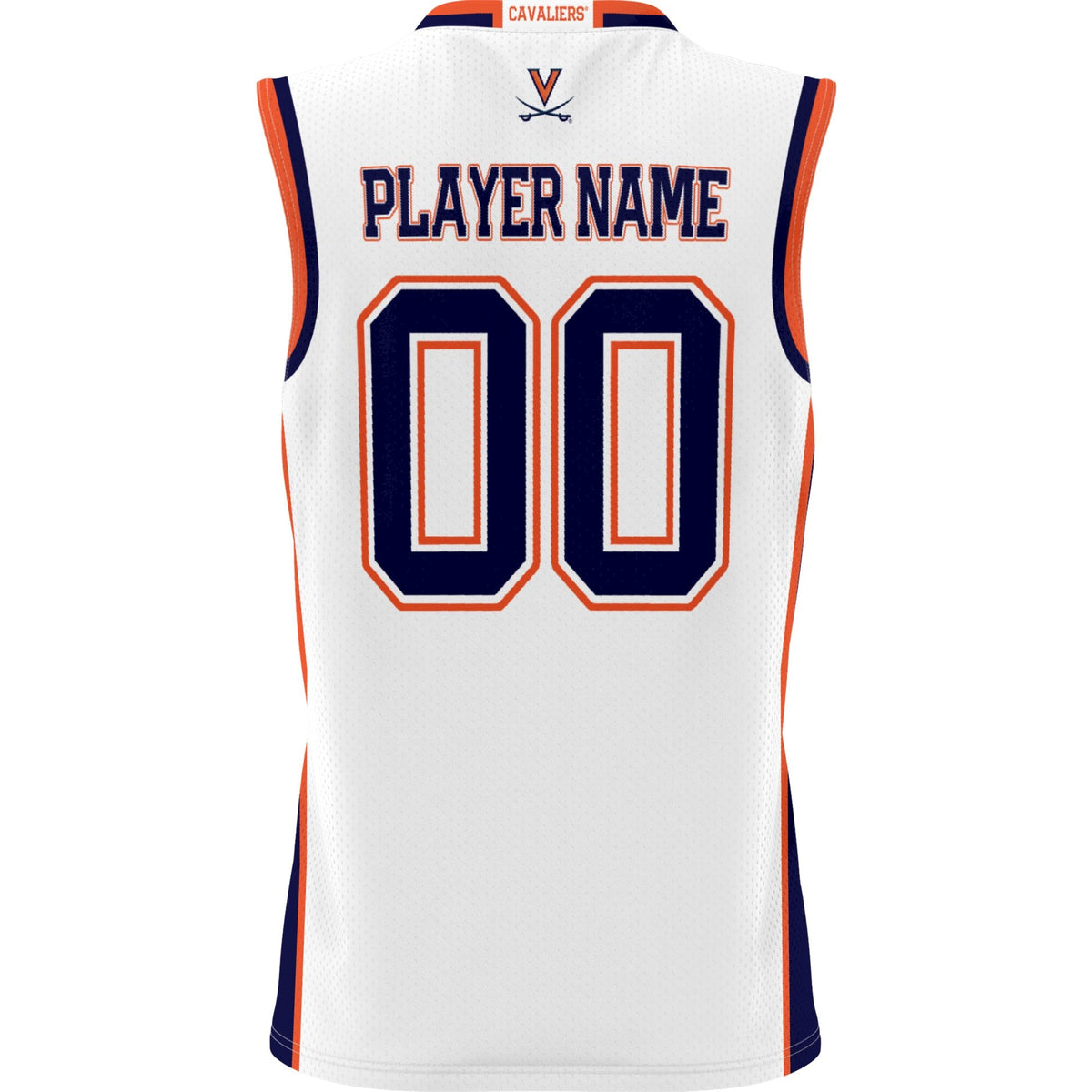 Virginia Cavaliers NIL Pick-A-Player Basketball Jersey - White