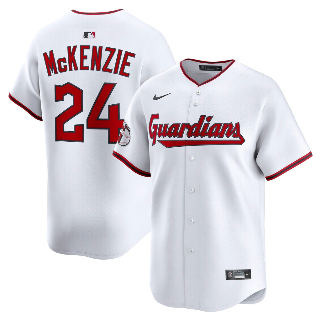 Cleveland Guardians Triston McKenzie White Home Limited Player Jersey