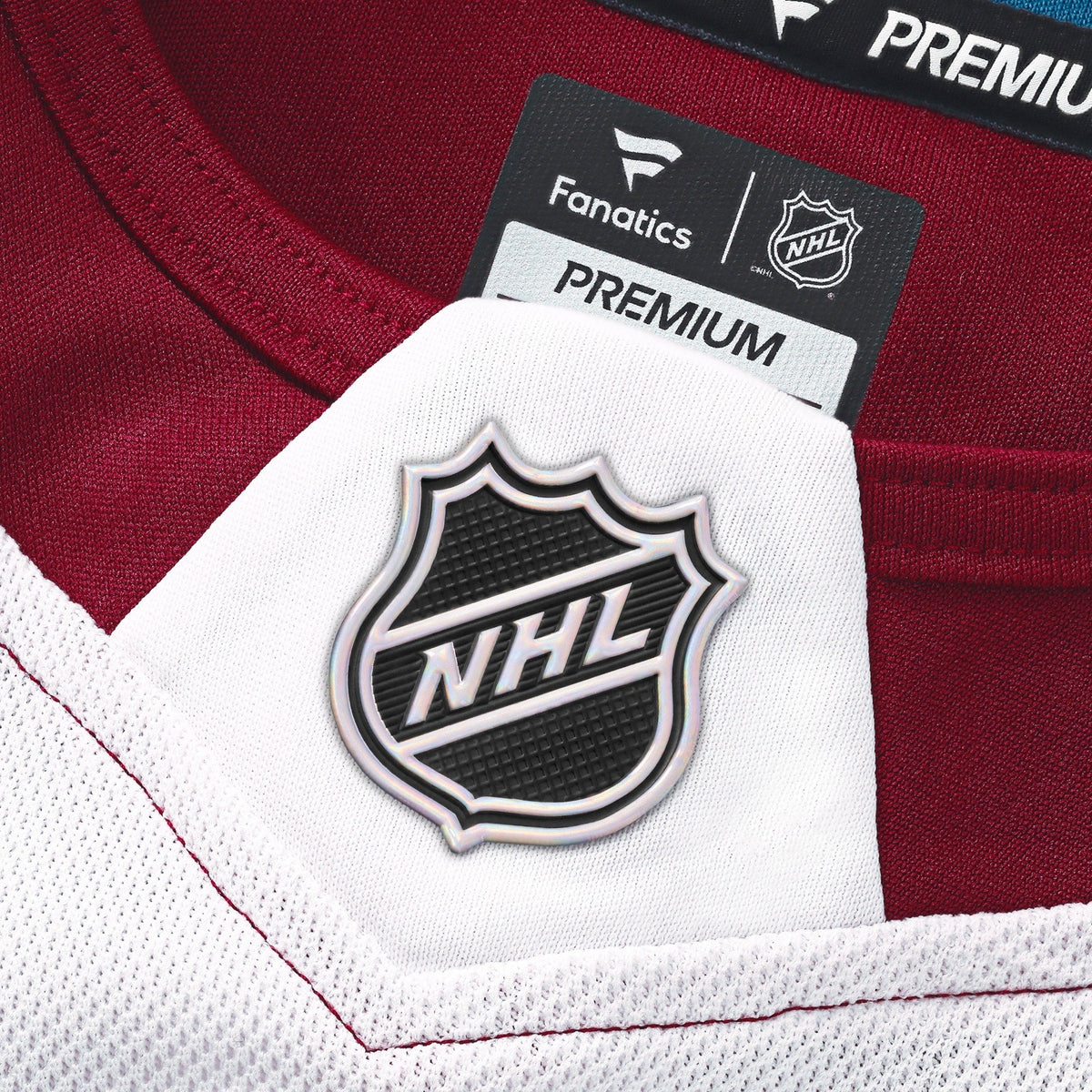 Colorado Avalanche Nathan MacKinnon White Away Premium Jersey
