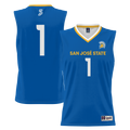 #1 San Jose State Spartans Lightweight Basketball Jersey - Royal