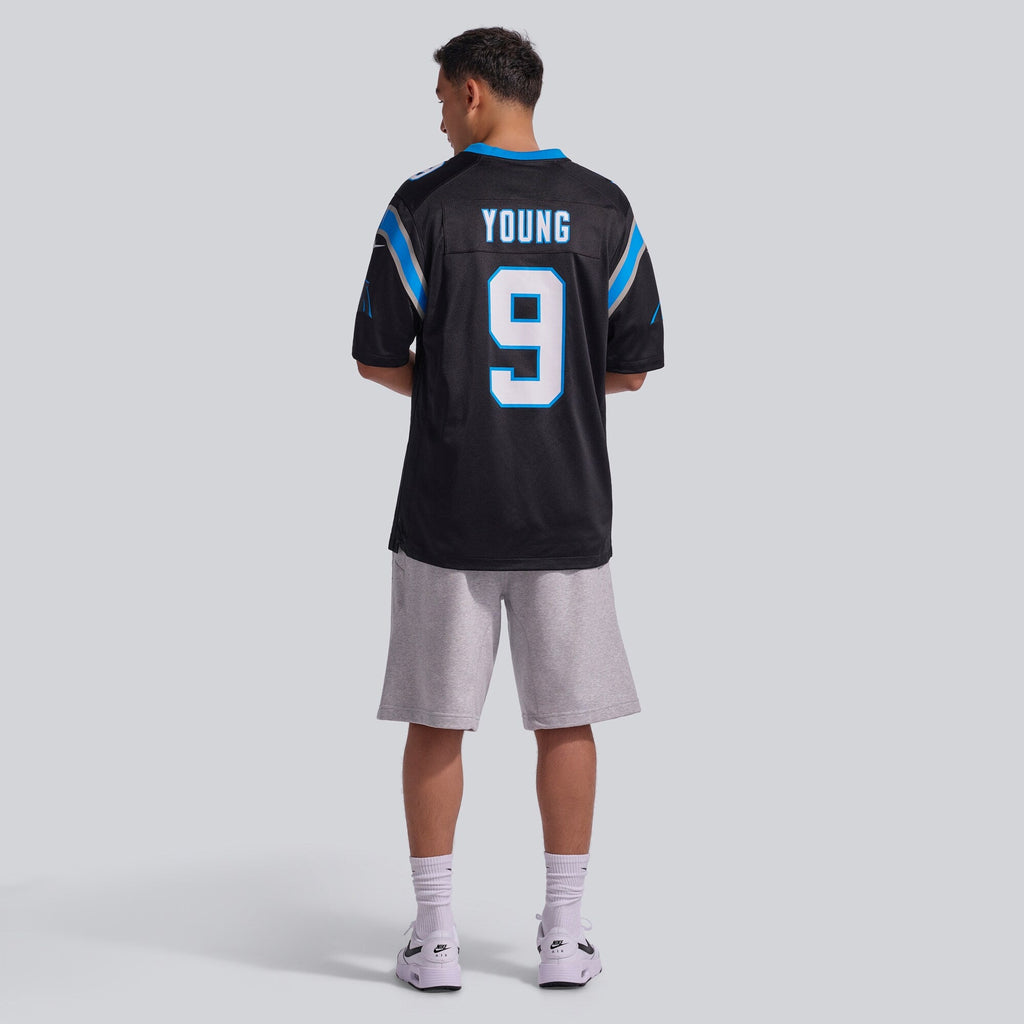 Carolina Panthers Bryce Young Black Team Game Jersey