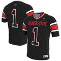 Arkansas State Red Wolves Lightweight Collegiate Football Blackout Fashion Jersey