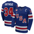 Auston Matthews Royal US Hockey 2026 Home Replica Jersey