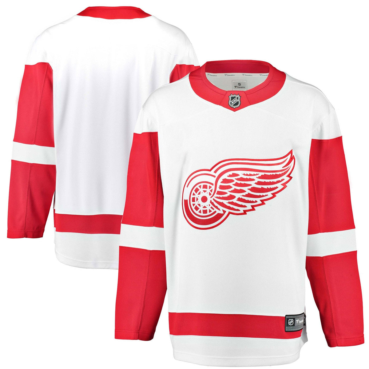 Detroit Red Wings White Breakaway Away Jersey