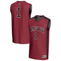 #1 South Carolina Gamecocks Lightweight Collegiate Basketball Fashion Jersey - Garnet