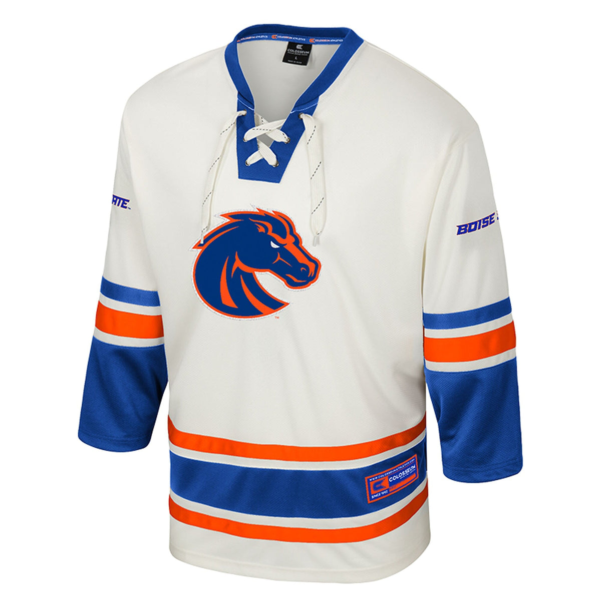 Boise State Broncos Puck Proud Fashion Hockey Jersey - Cream