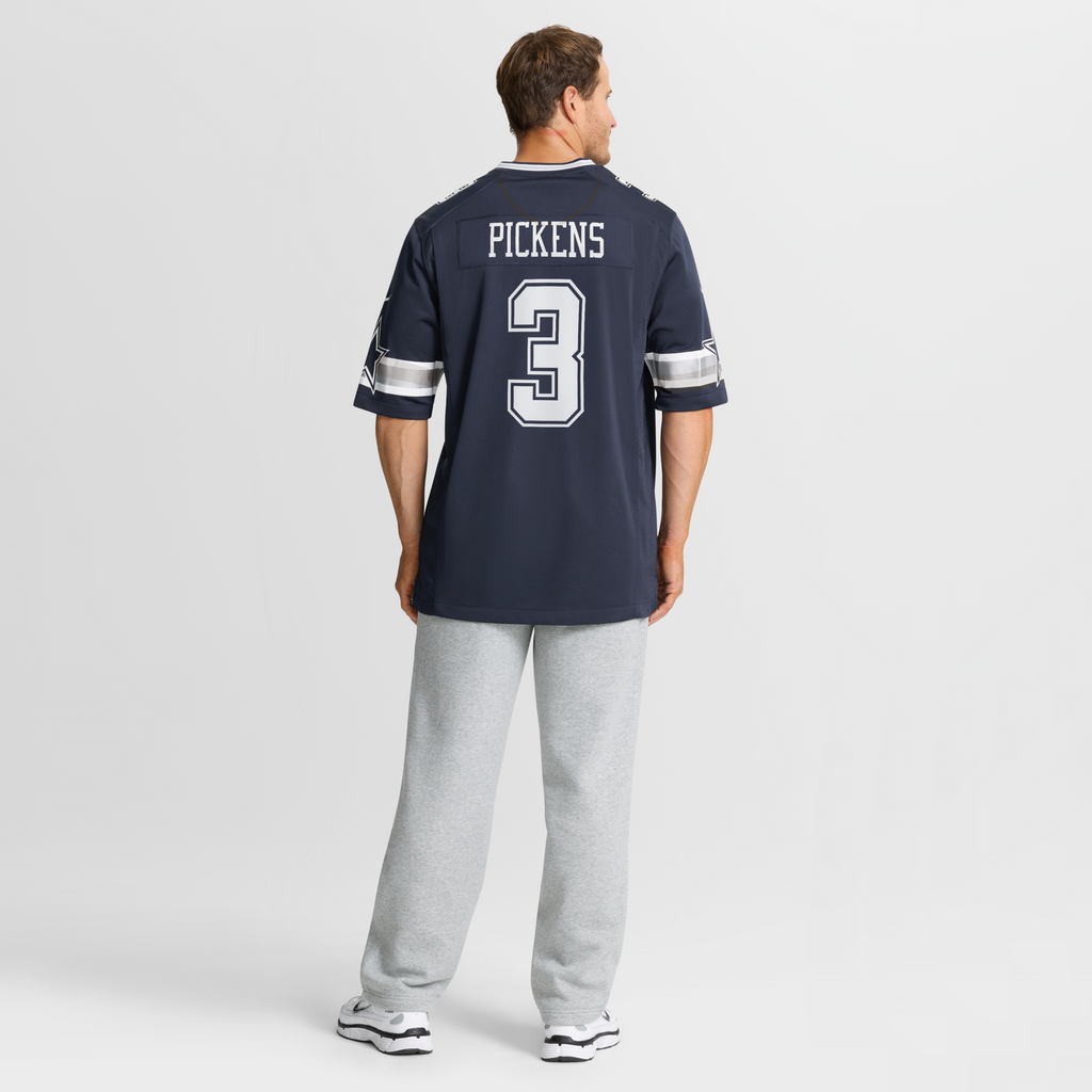 Dallas Cowboys George Pickens Navy Game Jersey
