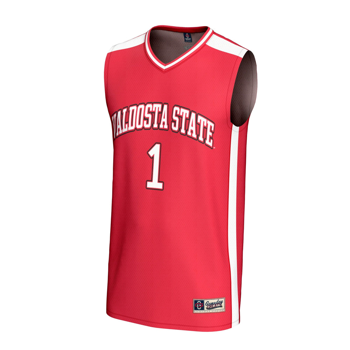 #1 Valdosta State Blazers Lightweight Basketball Fashion Jersey - Red