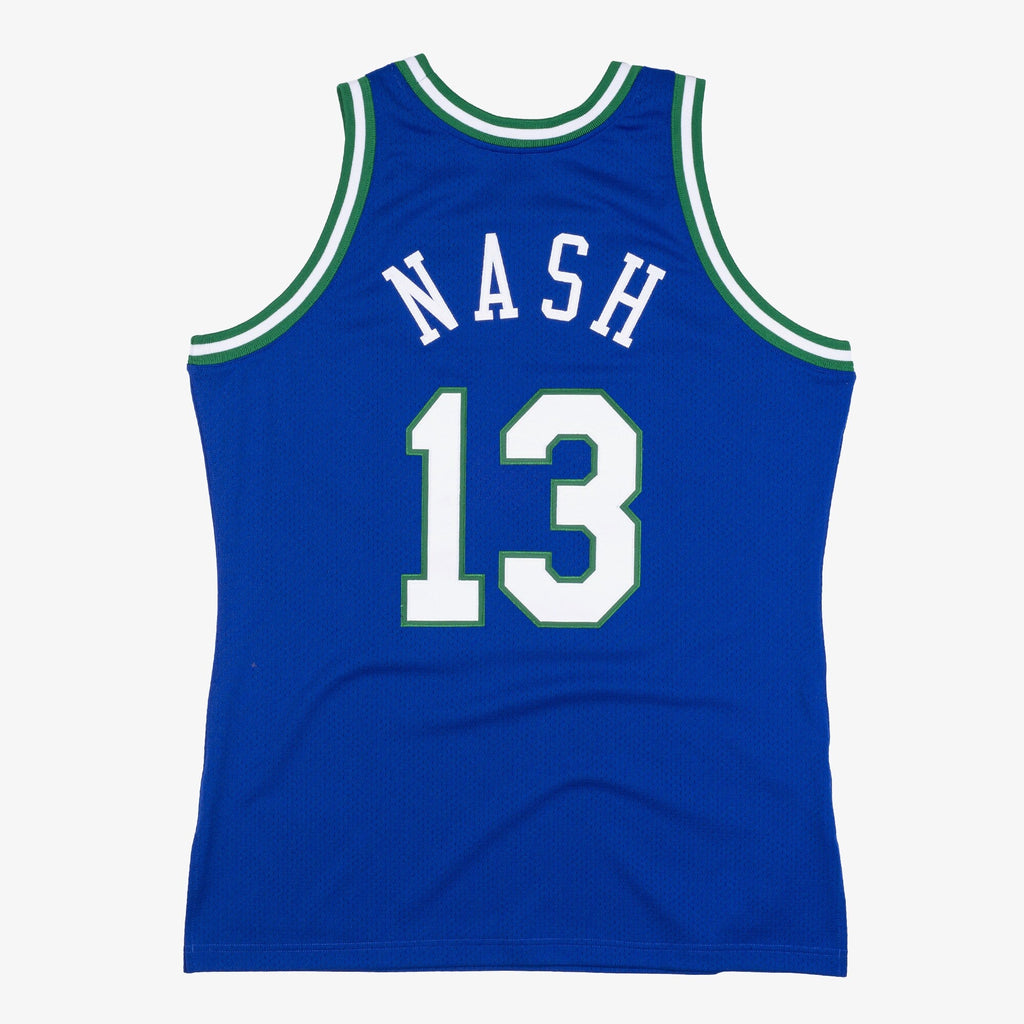 Dallas Mavericks Steve Nash 1998 Swingman Authentic Jersey - Royal Blue