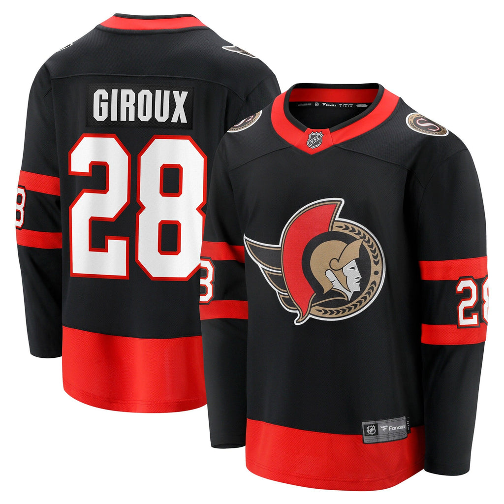 Ottawa Senators Claude Giroux Black Home Breakaway Player Jersey