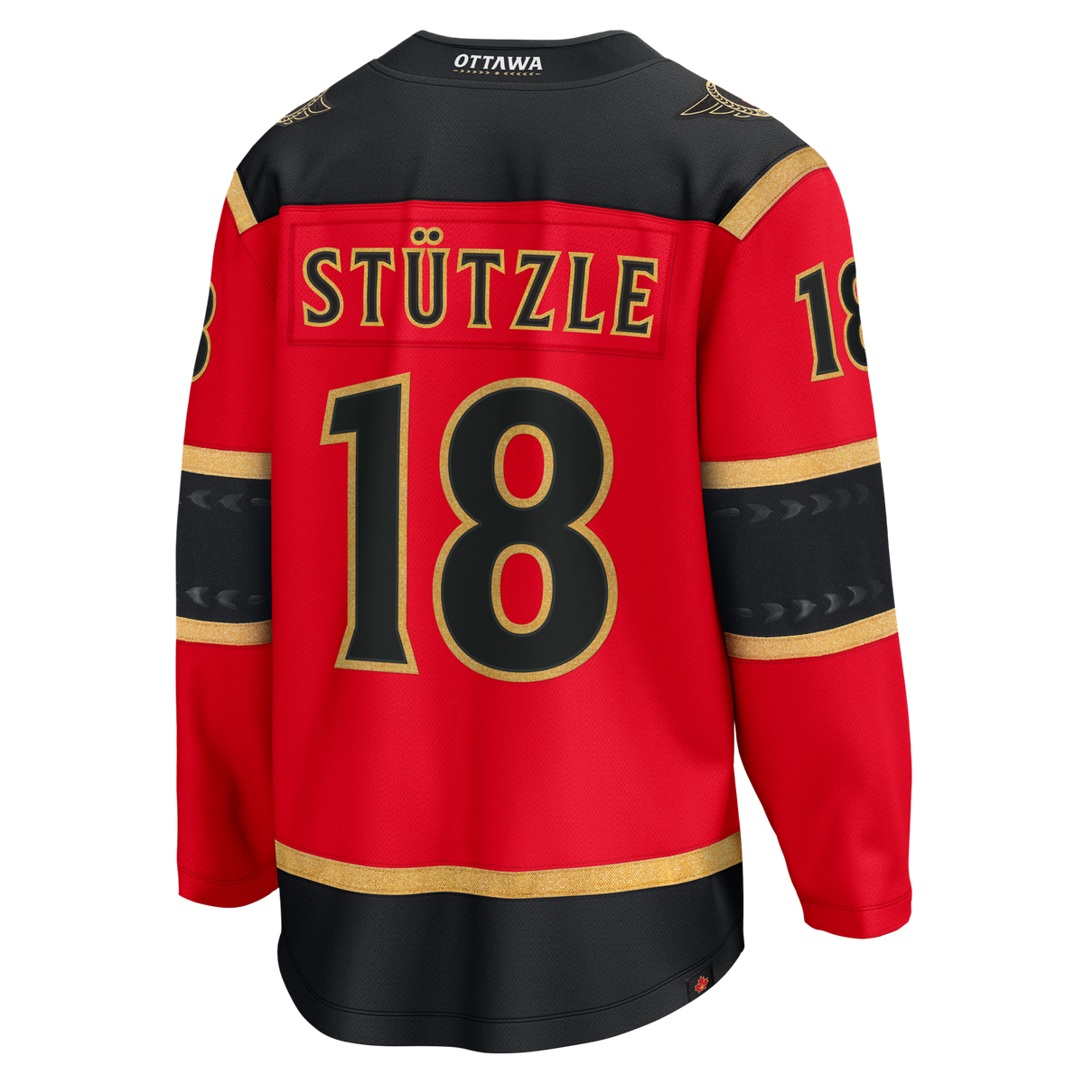 Ottawa Senators Tim Stutzle Red Alternate Breakaway Jersey