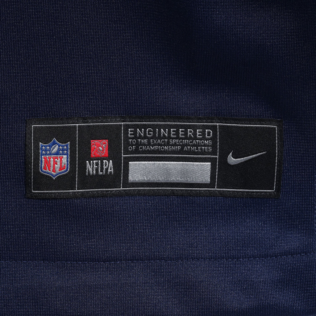 New England Patriots Navy Custom Game Jersey