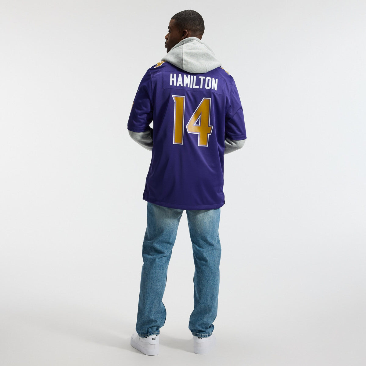 Baltimore Ravens Kyle Hamilton Purple Alternate Game Jersey