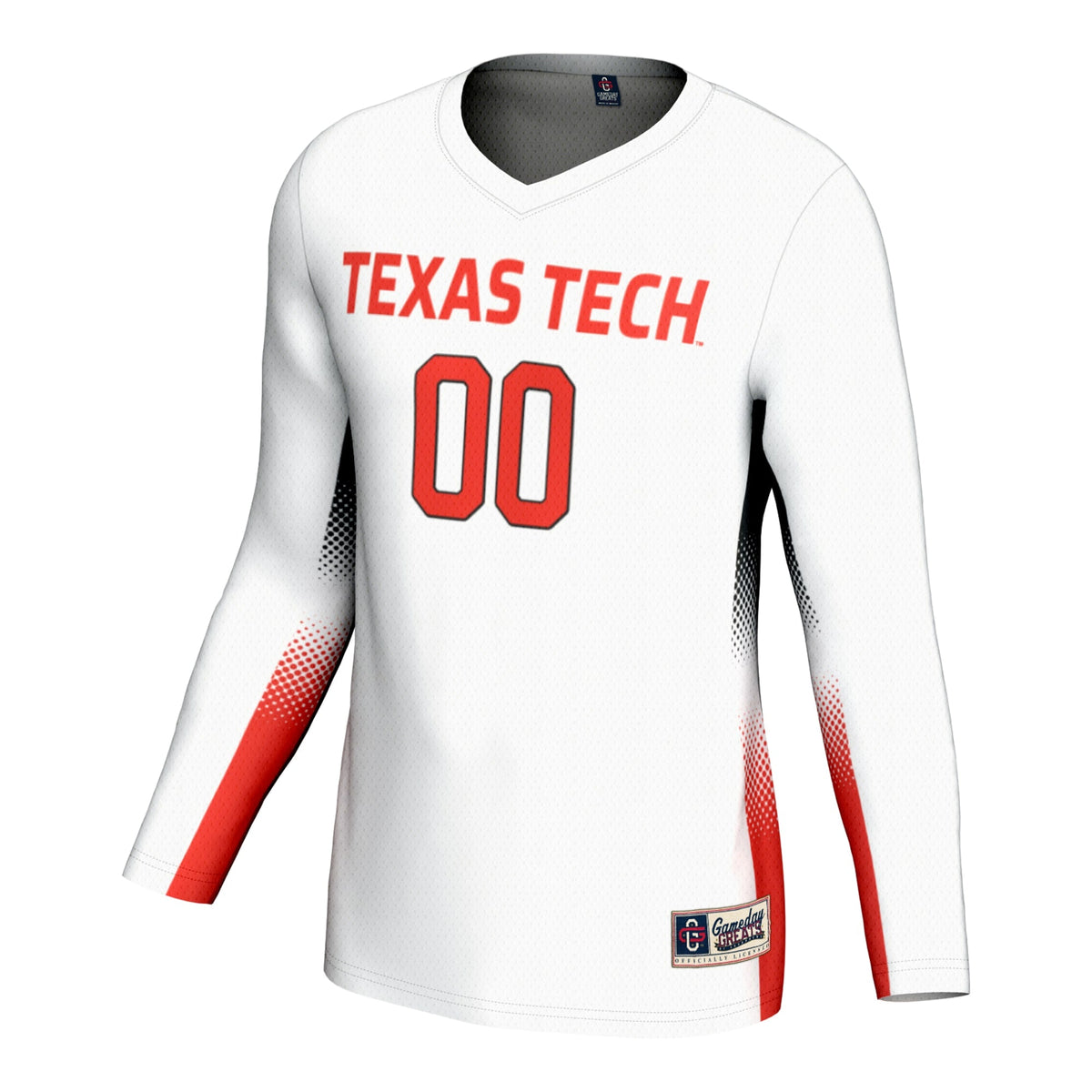 Texas Tech Red Raiders Adult NIL Lightweight Volleyball Jersey - White