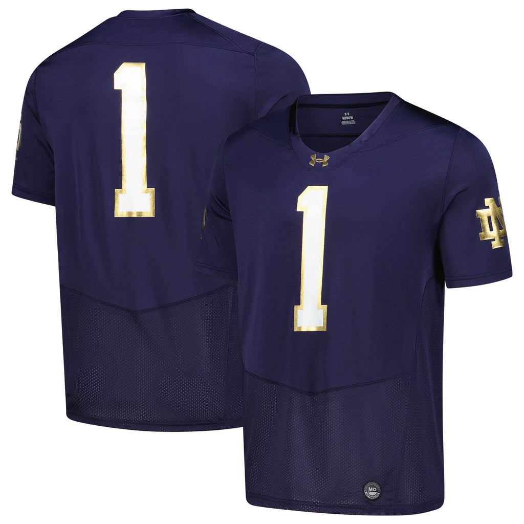 Notre Dame Fighting Irish Replica Football Jersey - Navy