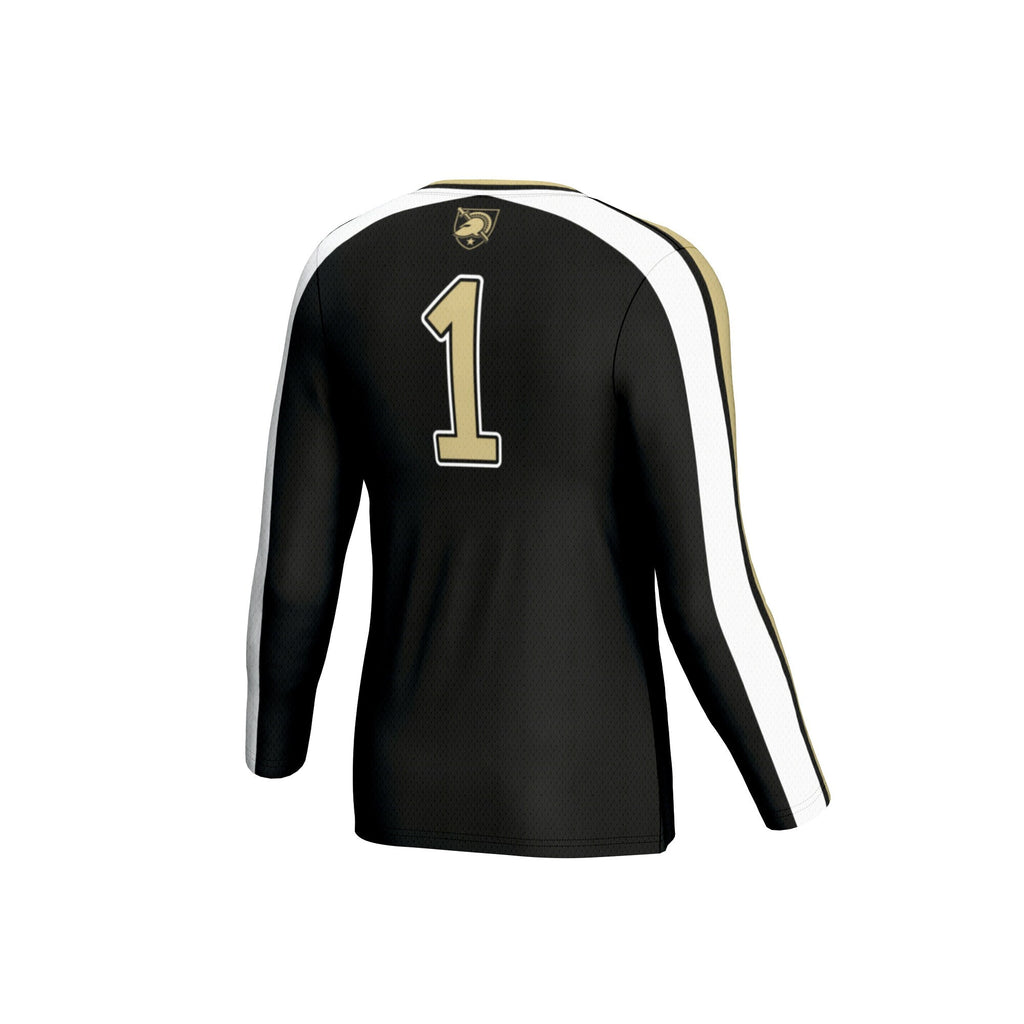 Army Black Knights #1 Lightweight Volleyball Fashion Jersey - Black