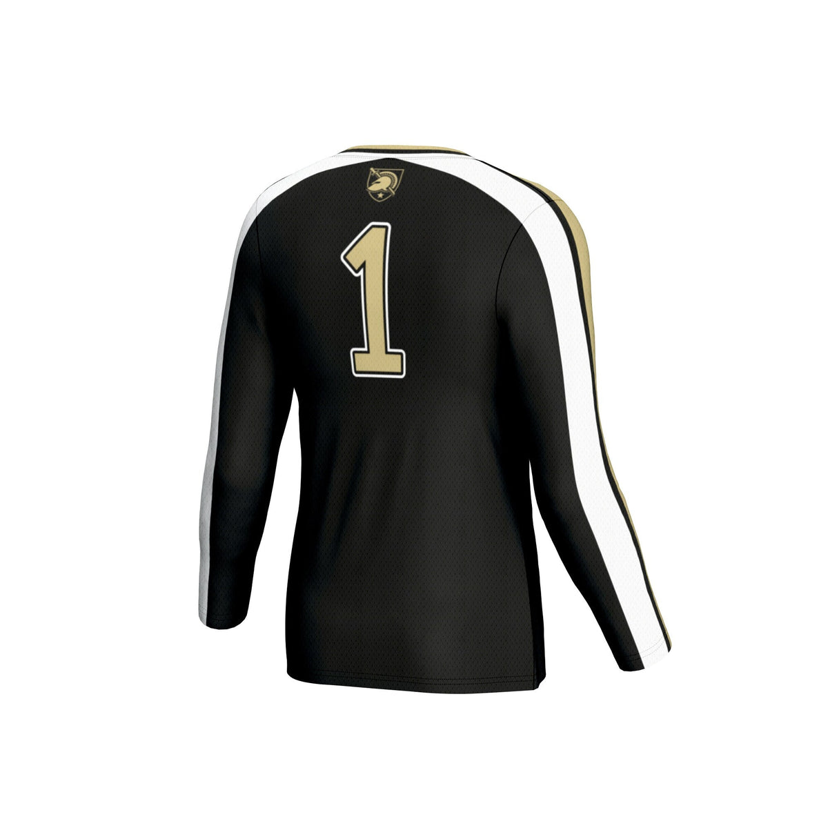 Army Black Knights #1 Lightweight Volleyball Fashion Jersey - Black