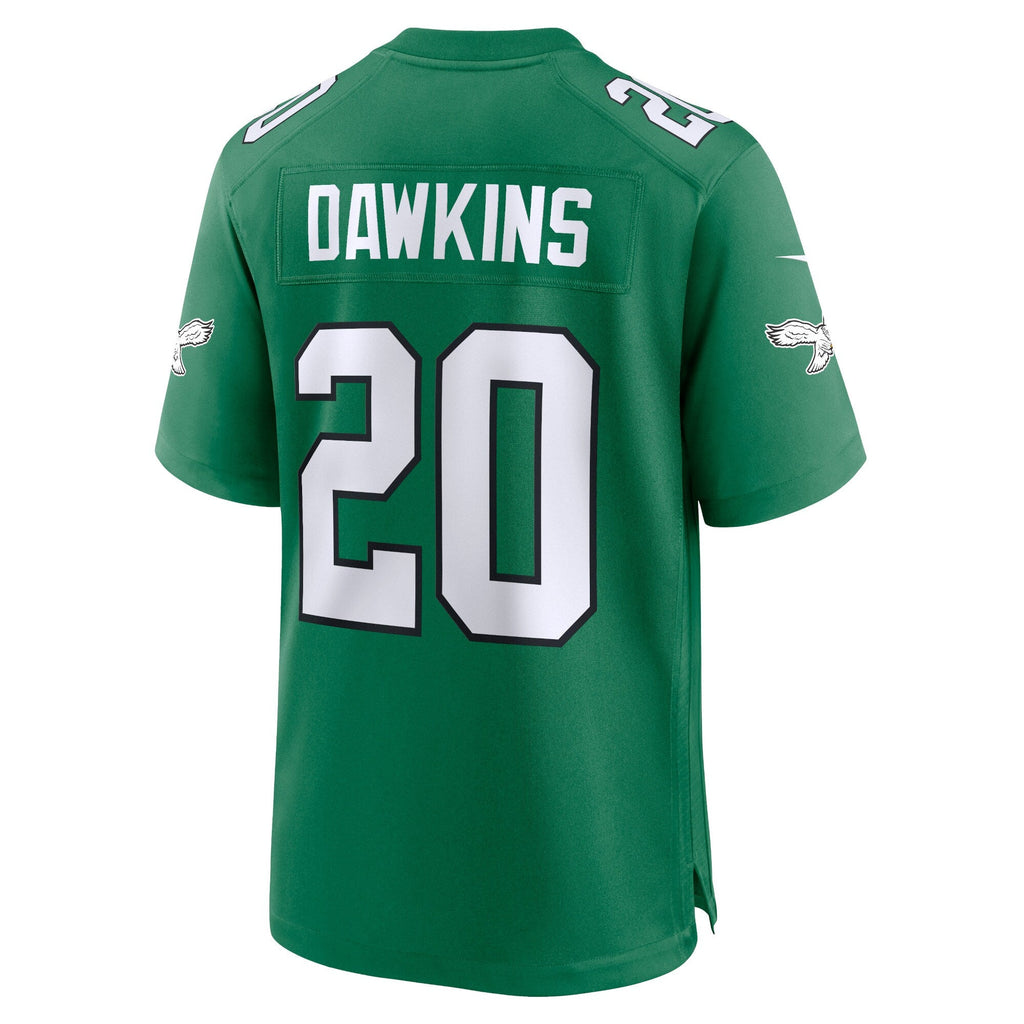 Philadelphia Eagles Brian Dawkins Kelly Green Alternate Retired Player Game Jersey