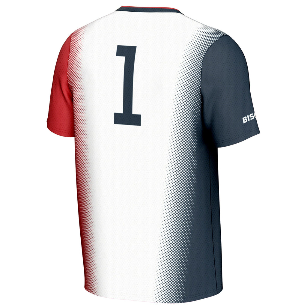 Howard Bison Lightweight Collegiate Soccer Fashion Jersey - White
