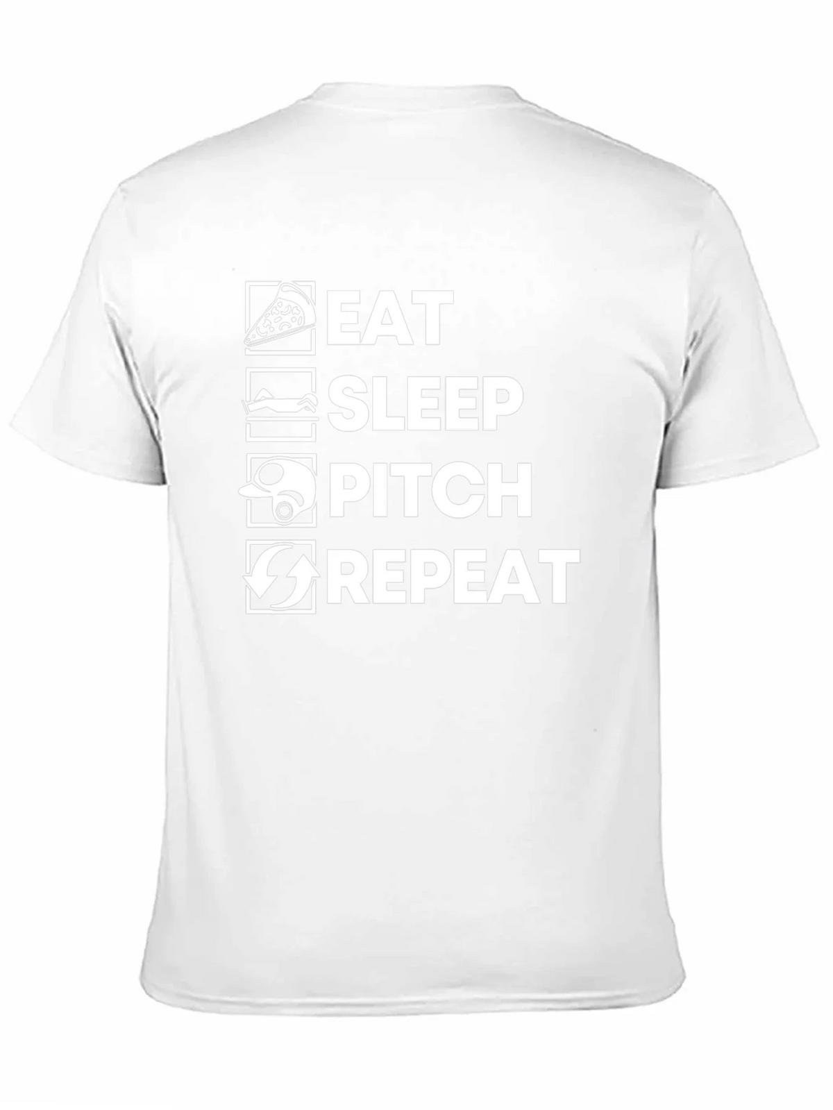 Eat Sleep Pitch Repeat T-Shirt