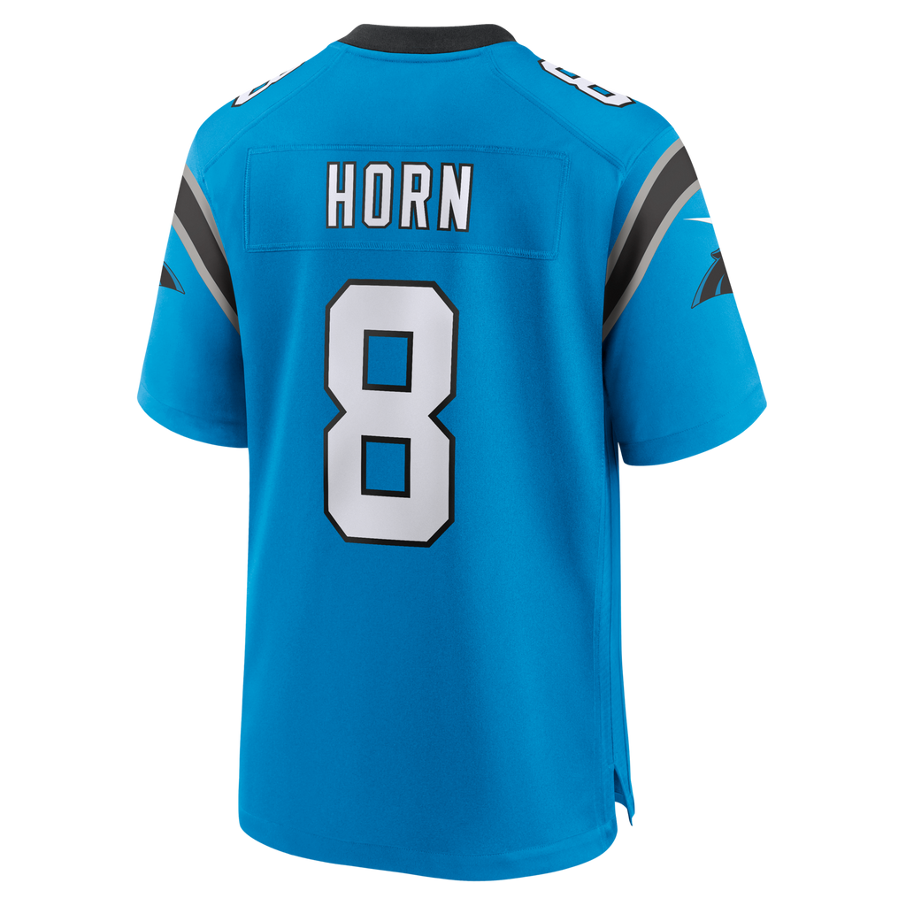 Carolina Panthers Jaycee Horn Blue Alternate Game Jersey