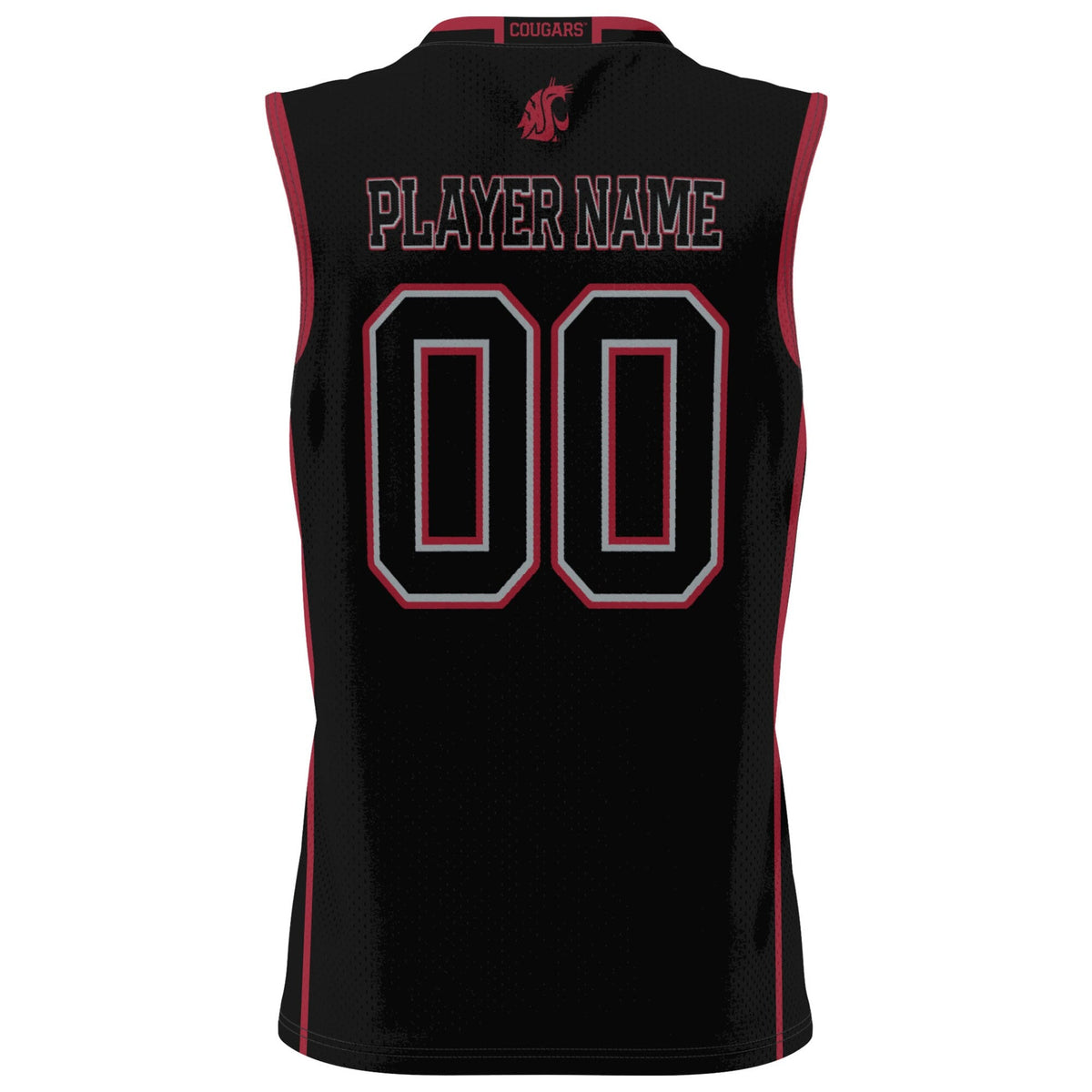 Washington State Cougars NIL Pick-A-Player Basketball Jersey - Black