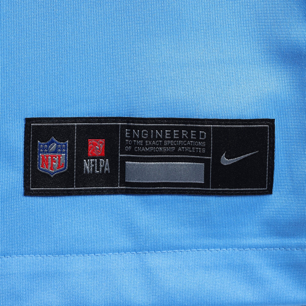 Tennessee Titans Light Blue Oilers Throwback Custom Game Jersey