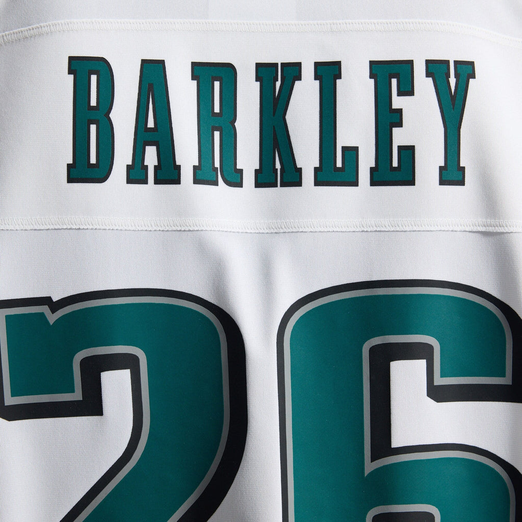Philadelphia Eagles Saquon Barkley White Game Jersey
