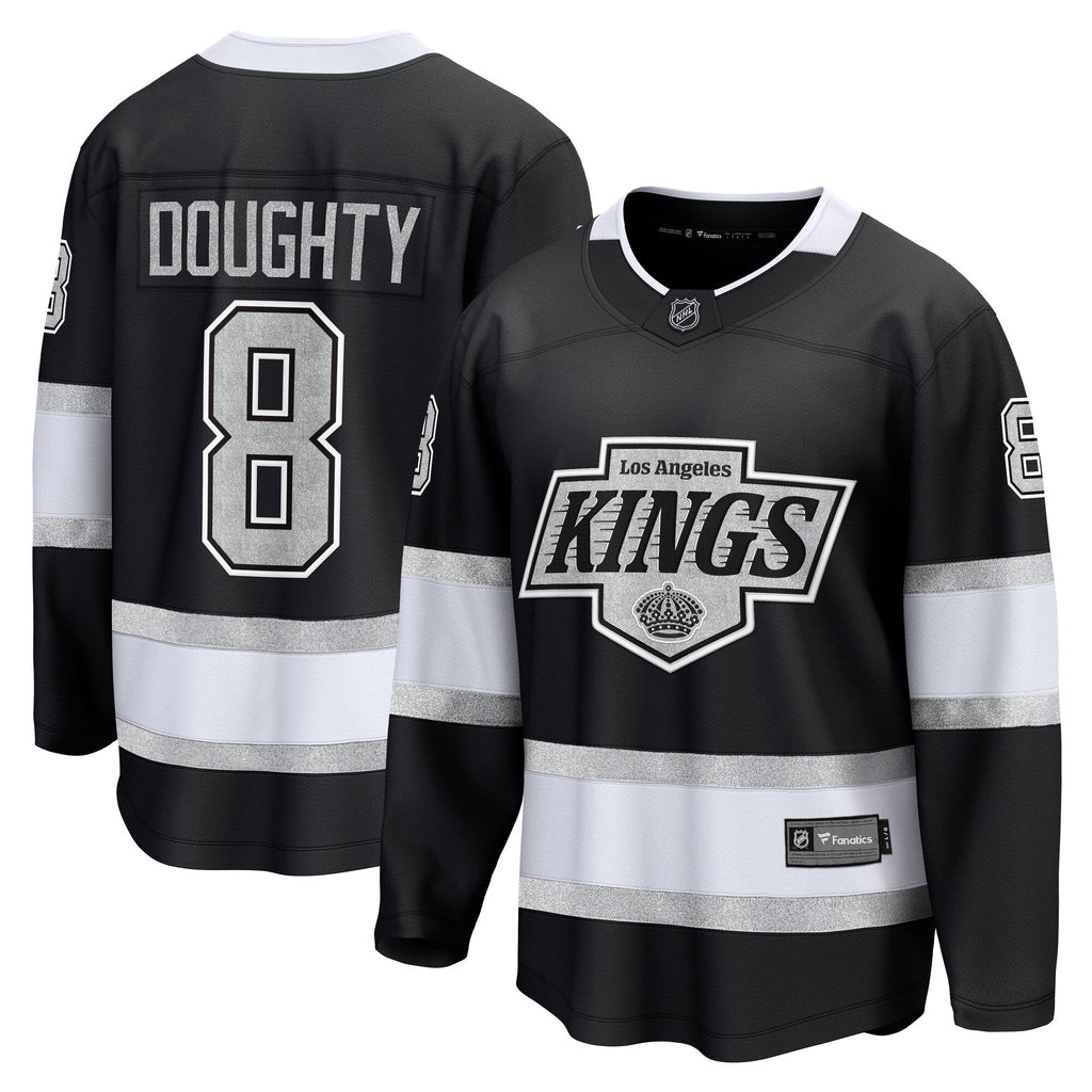 Los Angeles Kings Drew Doughty Black Home Premier Breakaway Player Jersey