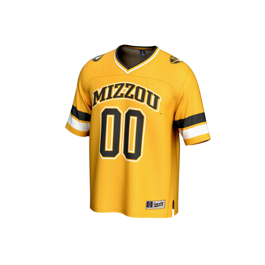 Missouri Tigers NIL Pick-A-Player Football Fashion Jersey - Gold
