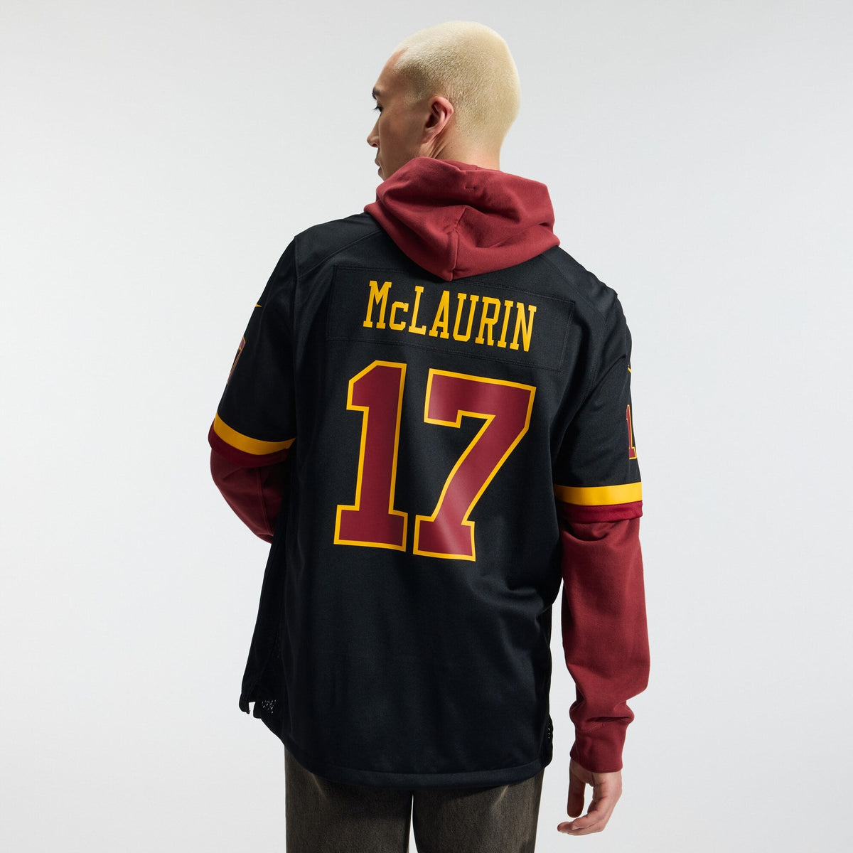 Hail Raiser Washington Commanders Terry McLaurin Black Alternate Game Jersey