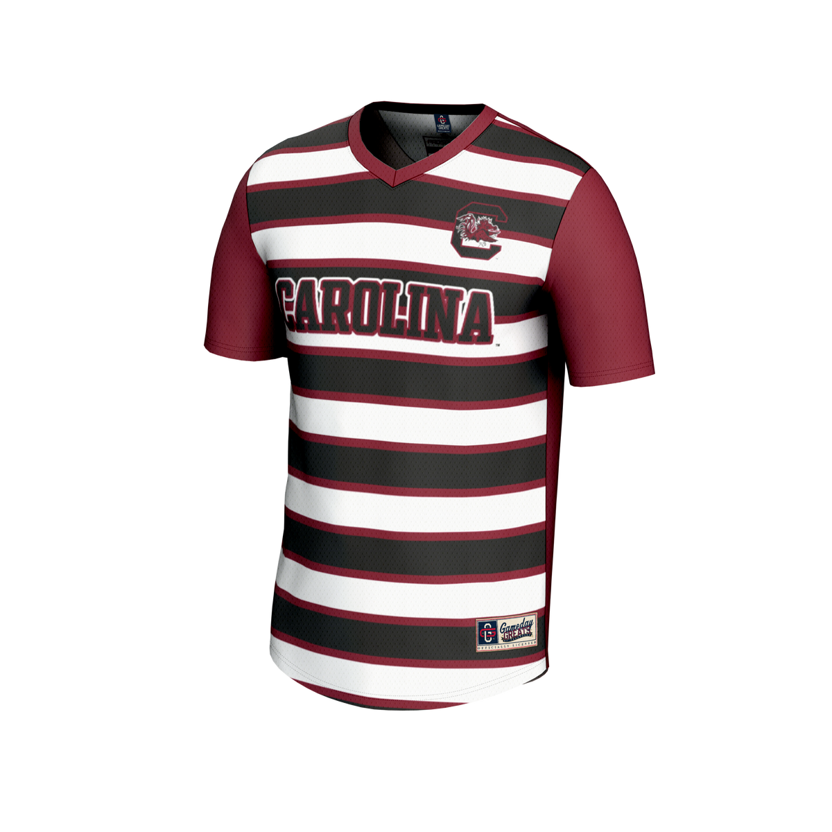 #1 South Carolina Gamecocks Lightweight Soccer Fashion Jersey - Garnet