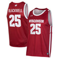 John Blackwell Wisconsin Badgers Replica Basketball Jersey - Red
