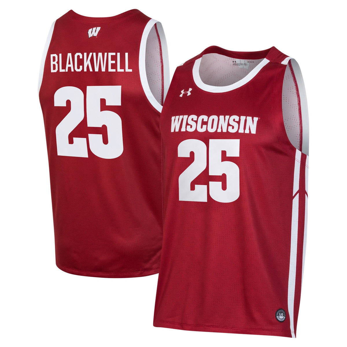 John Blackwell Wisconsin Badgers Replica Basketball Jersey - Red