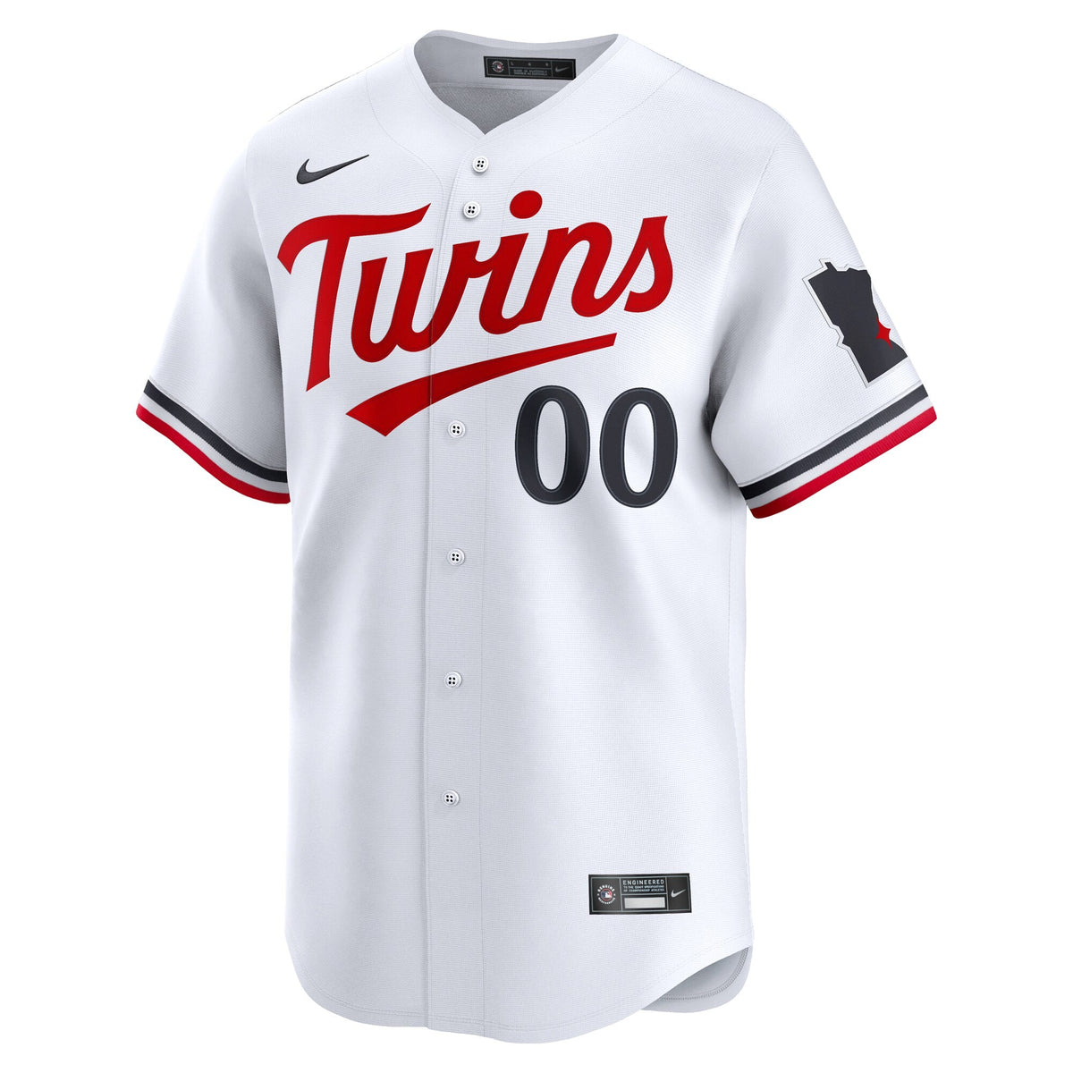 Minnesota Twins White Home Limited Custom Jersey