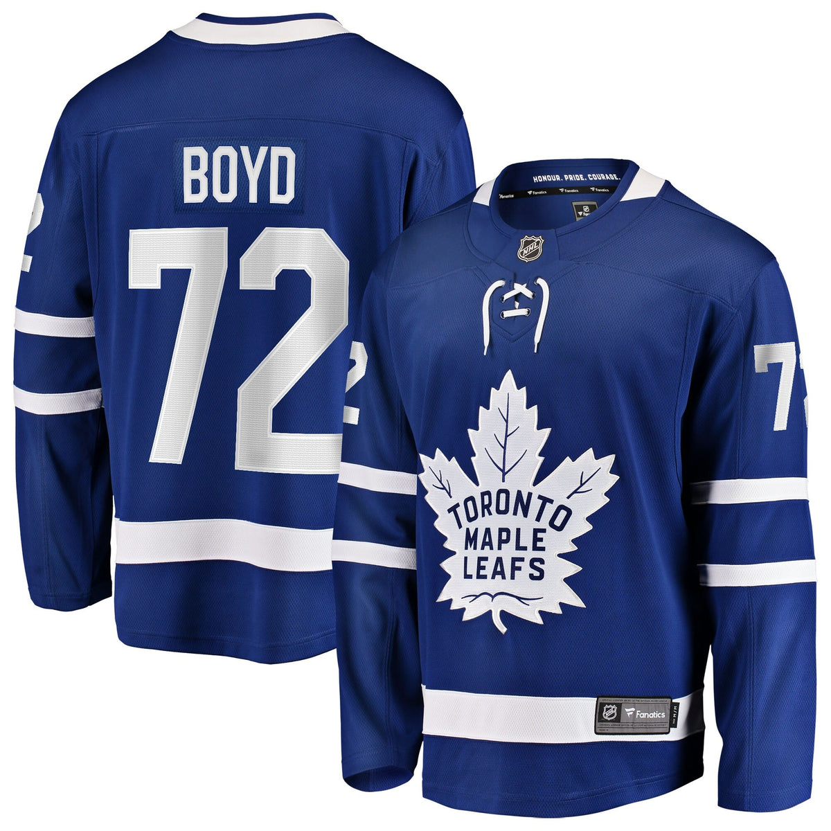 Toronto Maple Leafs Travis Boyd Blue Home Breakaway Jersey