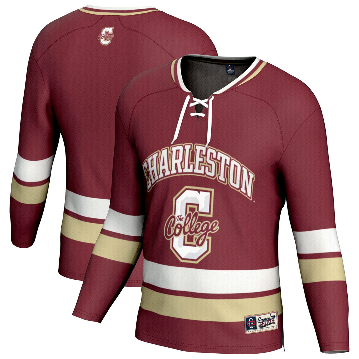 Charleston Cougars Spirit Hockey Jersey - Maroon