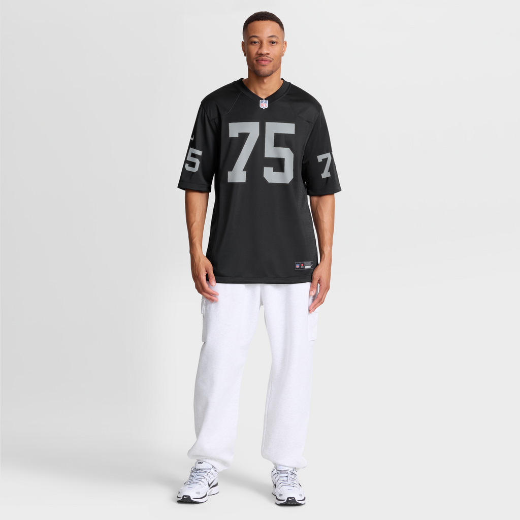 Las Vegas Raiders Howie Long Black Game Retired Player Jersey