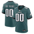 Philadelphia Eagles Midnight Green Team Custom Game Jersey