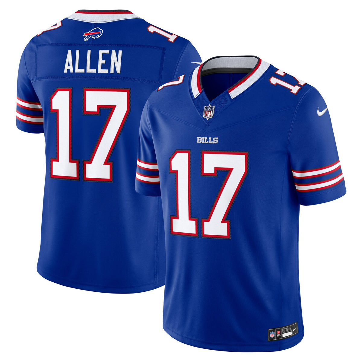 Buffalo Bills Josh Allen Royal Team Vapor F.U.S.E. Stitched Limited Jersey