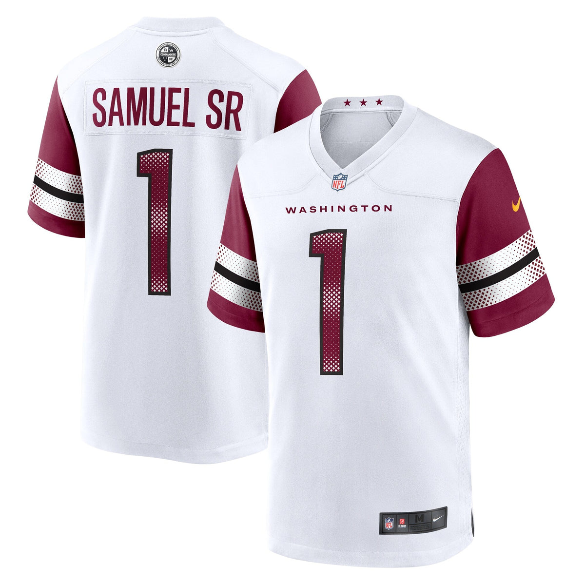 Washington Commanders Deebo Samuel Sr White Game Player Jersey