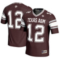 #12 Texas A&M Aggies Football Lightweight Fashion Jersey - Maroon