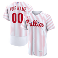 Philadelphia Phillies White Home Authentic Custom Jersey