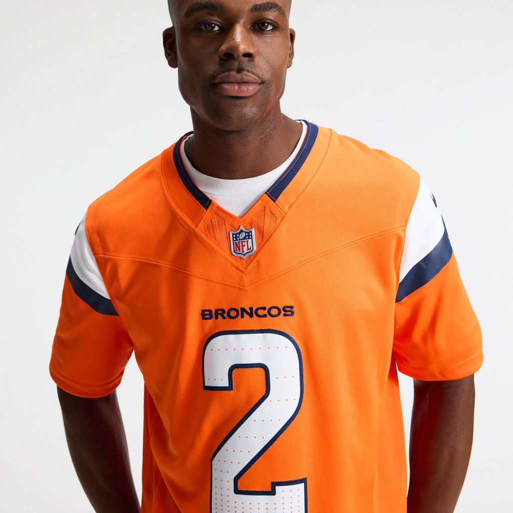 Denver Broncos Patrick Surtain II Orange Team Vapor F.U.S.E. Stitched Limited Jersey