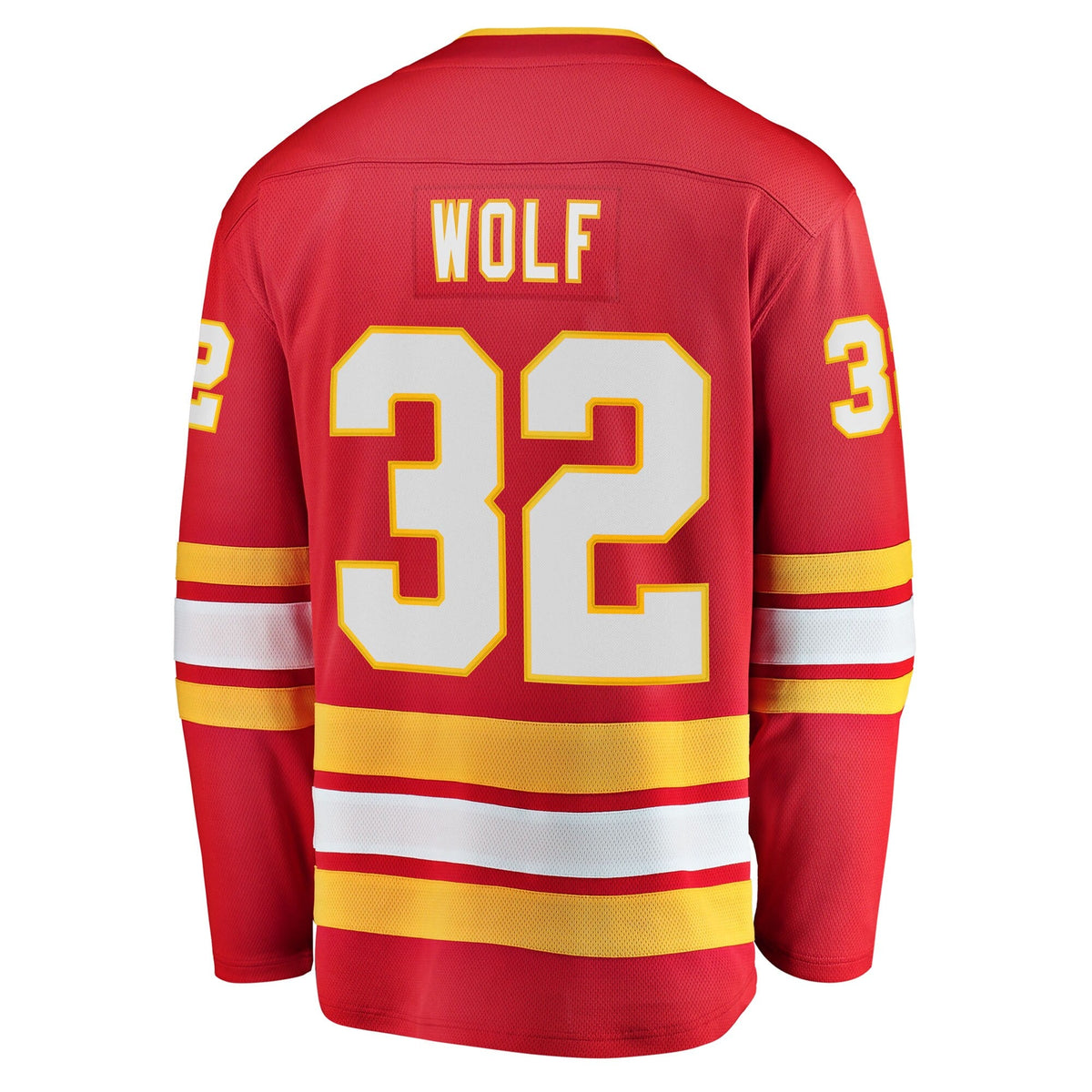 Calgary Flames Dustin Wolf Red Home Breakaway Jersey